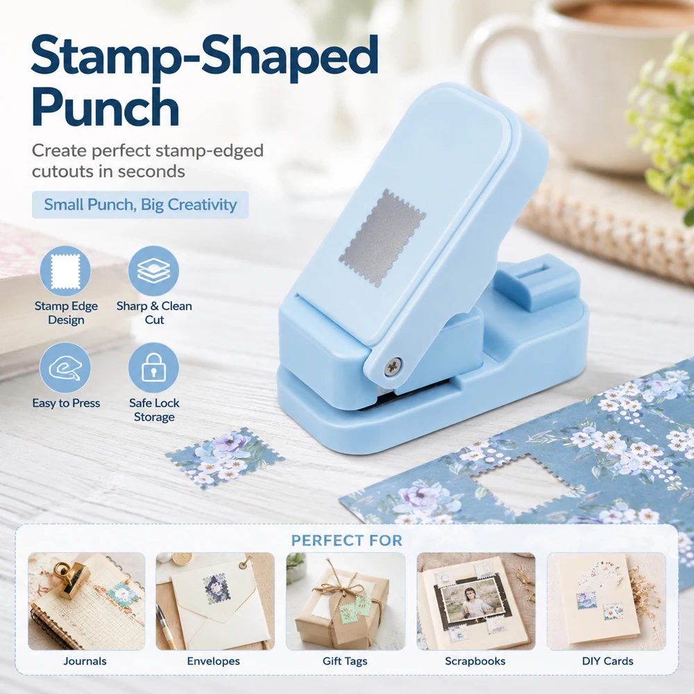 Postage Stamp Edge Paper Punch - огляд і ціна Scrapbooking