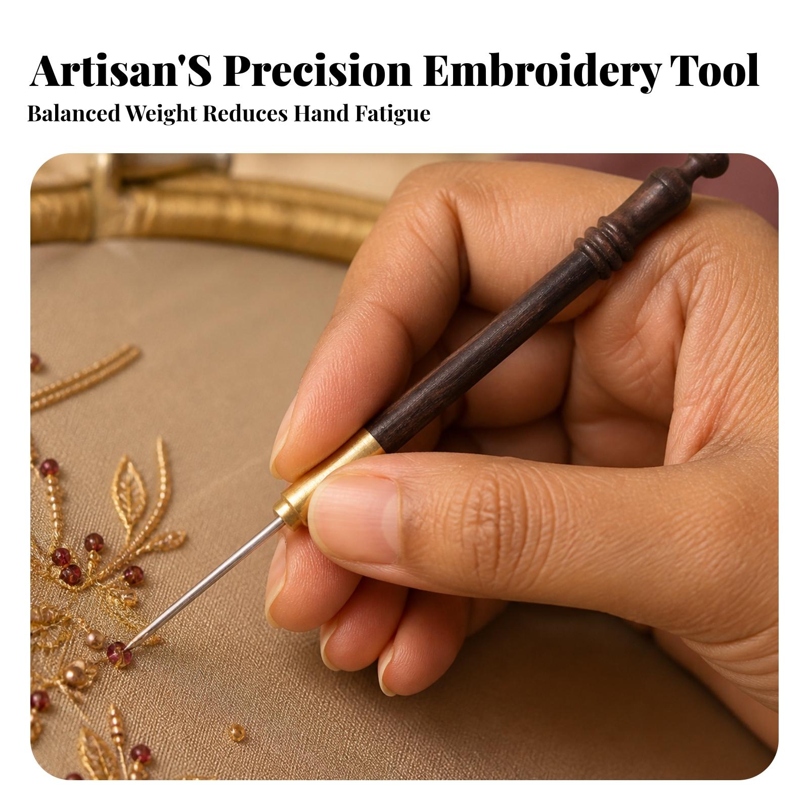 Ergonomic Wooden Handle Embroi - огляд і ціна Wooden Crochet Hooks Ergonomic Handle