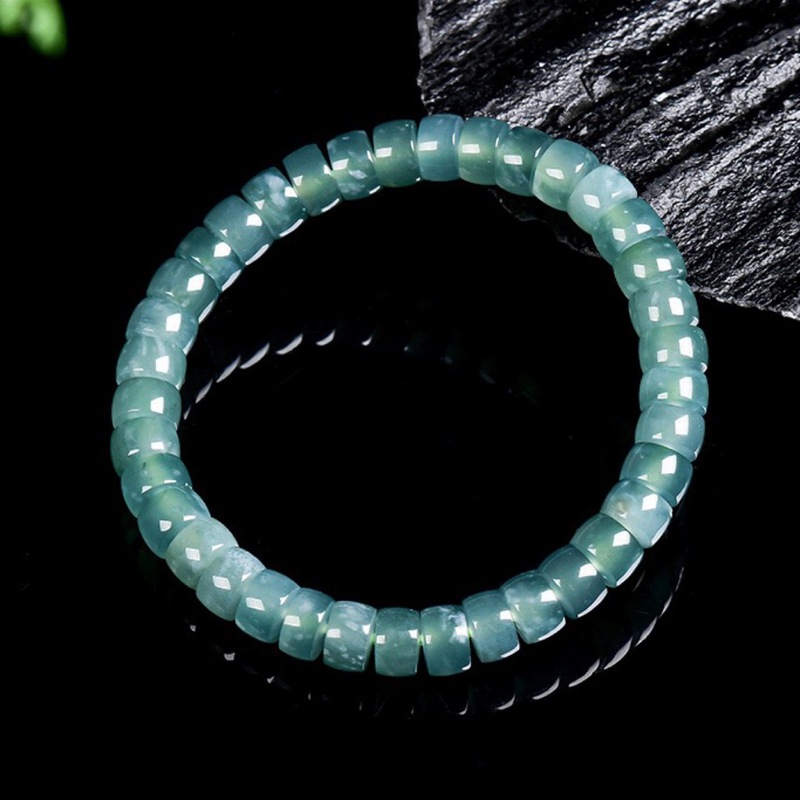 Natural Grade A Jadeite Blue W - огляд і ціна Beading