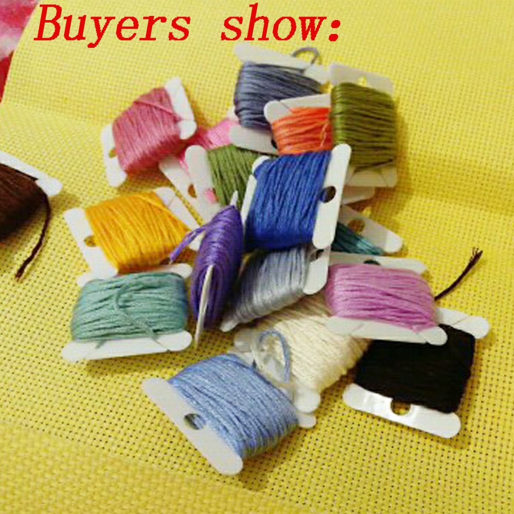 30pcs Plastic Floss Bobbins Se - огляд і ціна Cotton Embroidery Thread Skeins