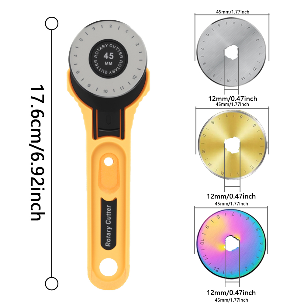 45mm Rotary Fabric Cutter Leat - огляд і ціна Rotary Cutter For Fabric 45Mm