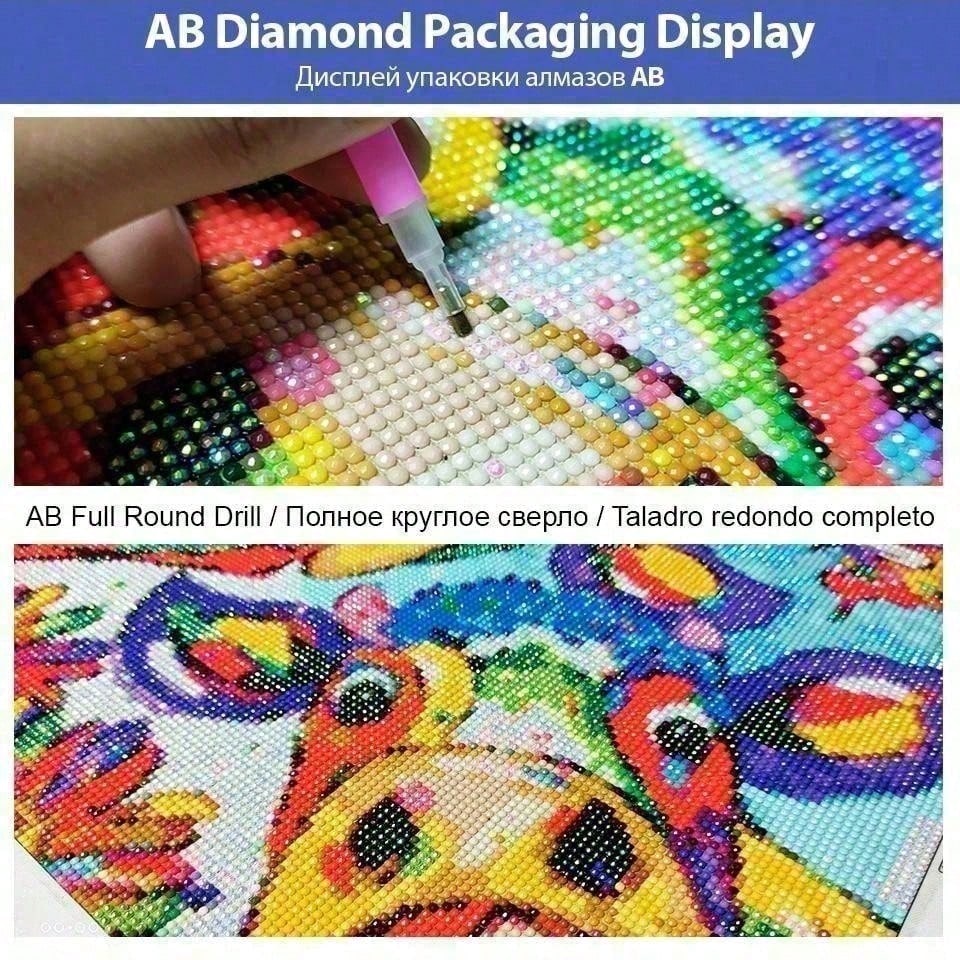 1 piece of 5D DIY flocking clo - огляд і ціна 5D Diamond Painting Kit Full Drill