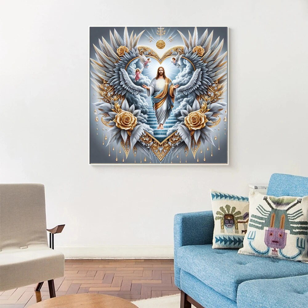 1pc frameless 5D DIY Diamond P - огляд і ціна 5D Diamond Painting Kit Full Drill