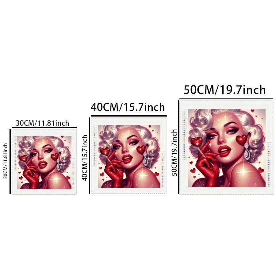 1 piece 5D DIY flocking cloth, - огляд і ціна 5D Diamond Painting Kit Full Drill