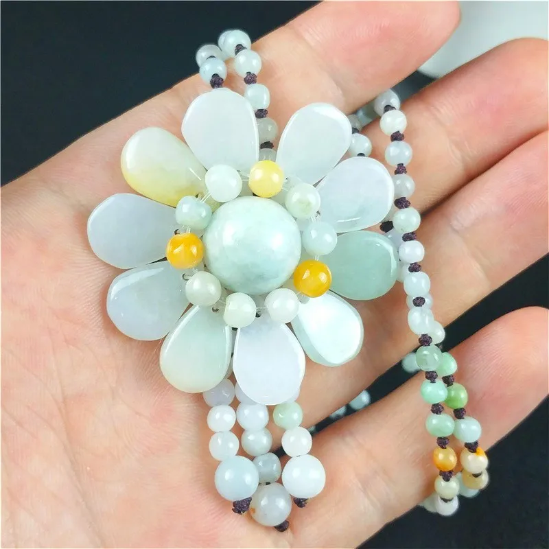 Certified Burmese Jade Sunflow - огляд і ціна Beading