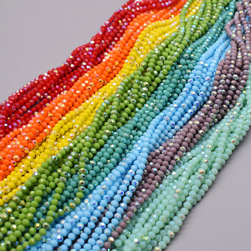 4mm Color scheme 6 strand/bag  - огляд і ціна Glass Seed Beads 2Mm Jewelry Making