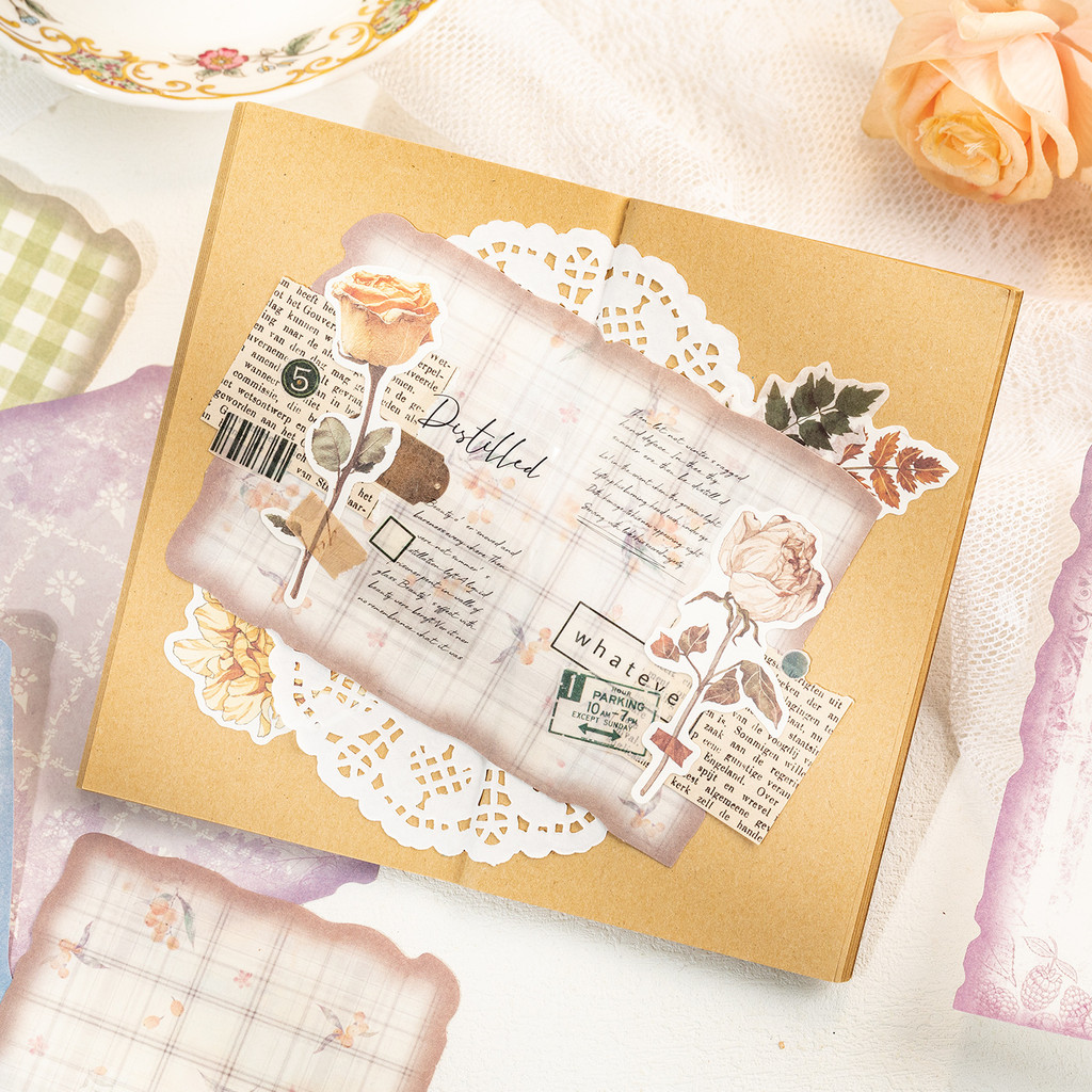 30sheets Vintage Scrapbook Pap - огляд і ціна Vintage Junk Journal Scrapbooking Paper