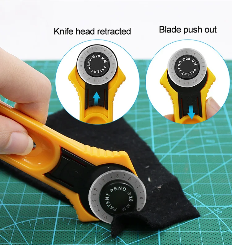 28/45mm Rotary Cutter Blades S - огляд і ціна Rotary Cutter For Fabric 45Mm