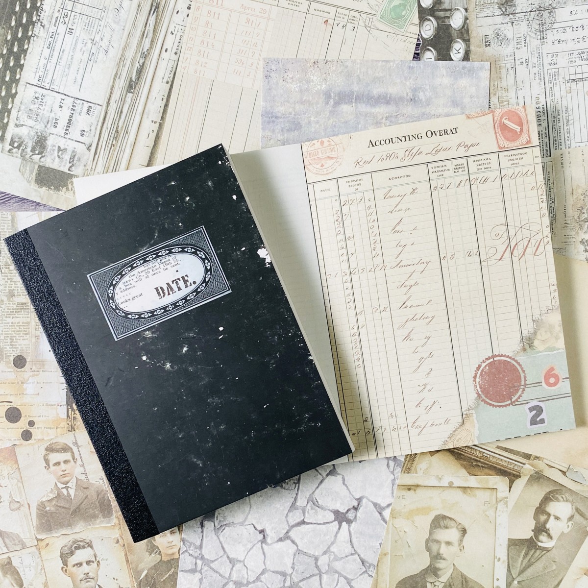 100sheets Vintage Scrapbook Pa - огляд і ціна Vintage Junk Journal Scrapbooking Paper