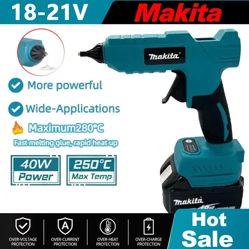 Makita Cordless Electric Hot M - огляд і ціна Hot Melt Glue Gun Cordless